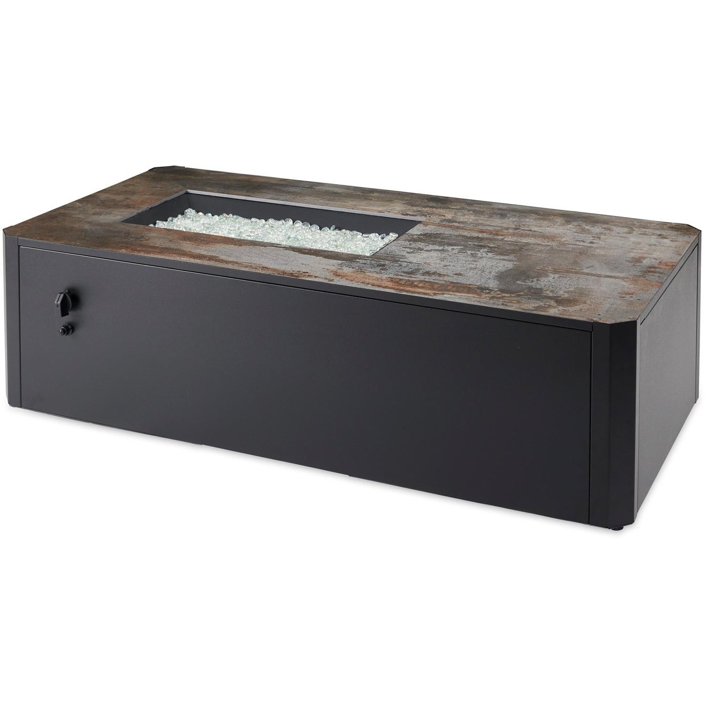 The Outdoor GreatRoom Company 55" Kinney Rectangular Gas Fire Pit Table (KN-1224) Fire Pit Table The Outdoor GreatRoom Company   