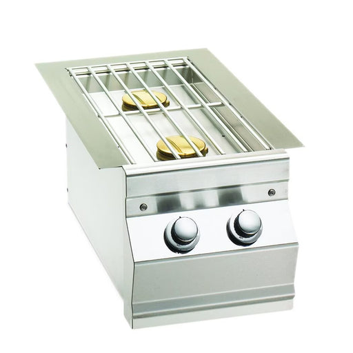 Fire Magic Choice Built-In Gas Double Side Burner - Versatile Outdoor Cooking Solution, Stainless Steel, 15,000 BTUs Side Burners Fire Magic   