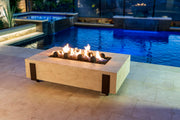 American Fyre Designs 60" Iron Saddle Gas Firetable Fire Pit Table American Fyre Designs   