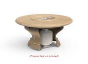 American Fyre Designs 48" Inverted Round Gas Firetable Fire Pit Table American Fyre Designs   
