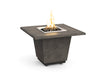 American Fyre Designs 36" Cosmopolitan Square Gas Firetable Fire Pit Table American Fyre Designs Dark Basalt Propane Gas Manual Ignition System
