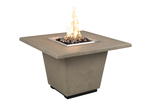 American Fyre Designs 36" Cosmopolitan Square Gas Firetable Fire Pit Table American Fyre Designs   
