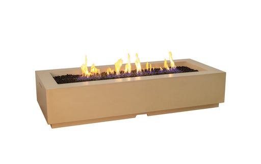 American Fyre Designs 72" Louvre Long Rectangle Gas Fire Pit Fire Pit Table American Fyre Designs   