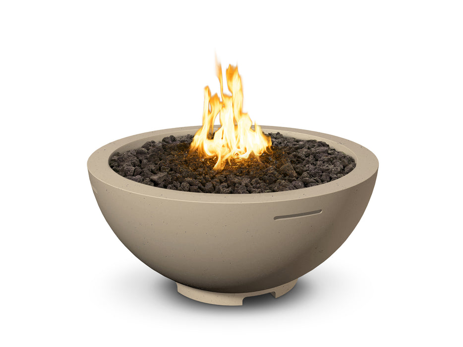 American Fyre Designs 32" Gas Fire Bowl Fire Bowls American Fyre Designs Smoke Natural Gas Manual Ignition System
