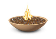American Fyre Designs 40" Marseille Gas Fire Bowl Fire Bowls American Fyre Designs Cafe Blanco Natural Gas Manual Ignition System