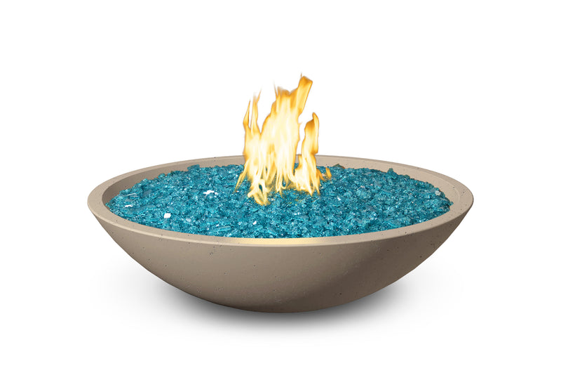 American Fyre Designs 32" Marseille Gas Fire Bowl Fire Bowls American Fyre Designs Smoke Natural Gas 
