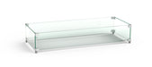 American Fyre Designs 51" Glass Wind Guard for Milan Fire Tables Wind Guards American Fyre Designs   