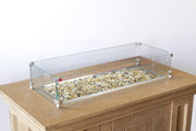 American Fyre Designs 35" Glass Windguard for Cosmopolitan & Contempo Fire Tables Wind Guards American Fyre Designs   