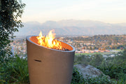 American Fyre Designs 23" Eclipse Gas Fire Urn With Access Door Fire Urns American Fyre Designs   