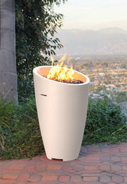 American Fyre Designs 23" Eclipse Gas Fire Urn Without Access Door Fire Urns American Fyre Designs   