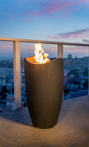 American Fyre Designs 20" Wave Gas Fire Urn With Access Door Fire Urns American Fyre Designs   