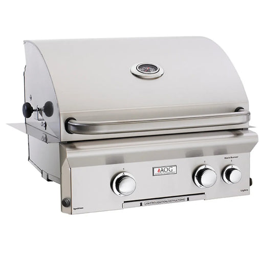 AOG L-Series Built-In Gas Grill with Rotisserie - 24" Built-in Gas Grill American Outdoor Grill (AOG)   