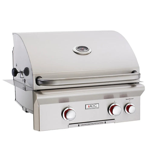 AOG T-Series Built-In Gas Grill with Rotisserie - 24" Built-in Gas Grill American Outdoor Grill (AOG)   