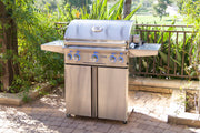 AOG T-Series Cart-Mount Gas Grill - 36" with Built In Side Burner Free Standing Gas Grill American Outdoor Grill (AOG)   