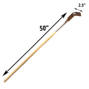 Stainless Steel Ash Hook With Wooden Handle, 50" Length Ash Hook Chicago Brick Oven (CBO)   