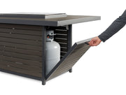 The Outdoor GreatRoom Company Brooks 50" Rectangular Gas Fire Pit Table (BRK-1224-19-K) Fire Pit Table The Outdoor GreatRoom Company   