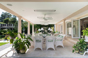 Bromic Platinum Electric 3400W 50" White Premium Outdoor Heating Solution Wall & Ceiling Mount Heaters Bromic   