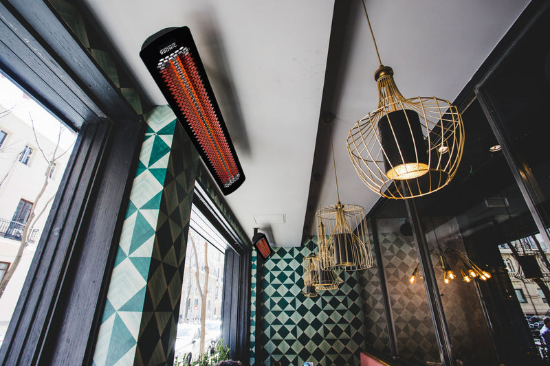 Bromic Tungsten Smart Heat 4000-Watt 44" Patio Heater - Stylish Outdoor Warmth at Its Best Wall & Ceiling Mount Heaters Bromic   
