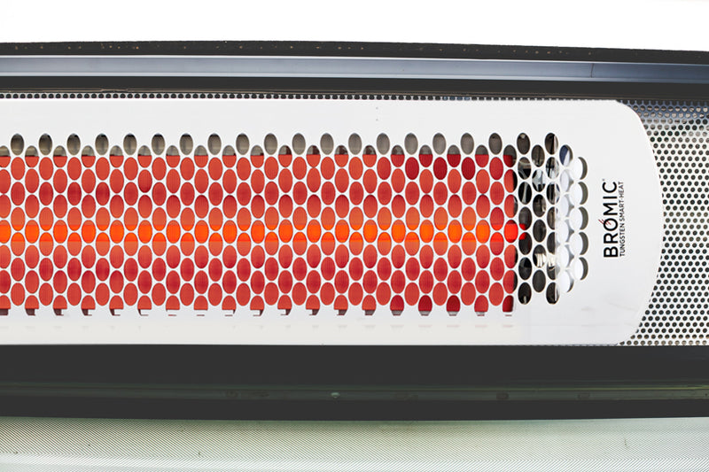 Bromic Tungsten Smart Heat 4000-Watt 44" Patio Heater - Stylish Outdoor Warmth at Its Best Wall & Ceiling Mount Heaters Bromic   