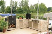Tuscan Chef GX-CM Deluxe Family 27-Inch Outdoor Wood-Fired Pizza Oven, Countertop OR Built In Pizza Oven Tuscan Chef   