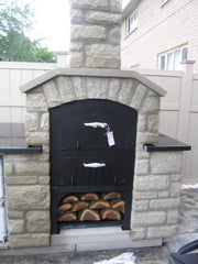 Tuscan Chef GX-CM Deluxe Family 27-Inch Outdoor Wood-Fired Pizza Oven, Countertop OR Built In Pizza Oven Tuscan Chef   