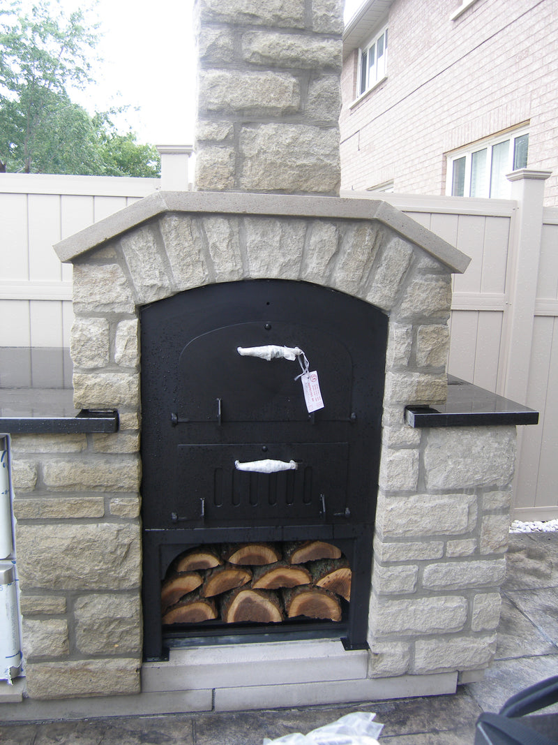 Tuscan Chef GX-CM Deluxe Family 27-Inch Outdoor Wood-Fired Pizza Oven, Countertop OR Built In Pizza Oven Tuscan Chef   