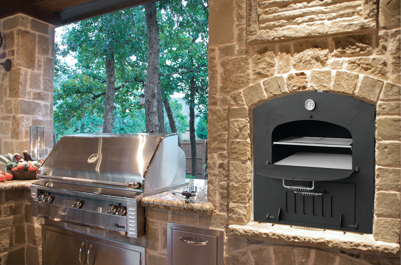 Tuscan Chef GX-CM Deluxe Family 27-Inch Outdoor Wood-Fired Pizza Oven, Countertop OR Built In Pizza Oven Tuscan Chef   