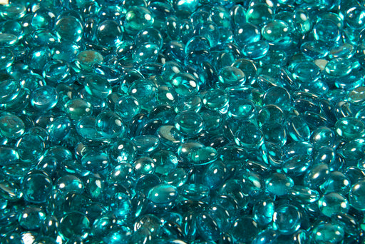 OGR Aqua Marine Tempered Fire Glass Gems Fire Gems The Outdoor GreatRoom Company   