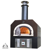 Chicago Brick Oven Hybrid Gas & Wood-Fired CBO-750 Countertop Pizza Oven with Skirt Pizza Oven Chicago Brick Oven (CBO) Copper Vein Propane Commercial