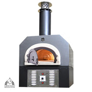 Chicago Brick Oven Hybrid Gas & Wood-Fired CBO-750 Countertop Pizza Oven with Skirt Pizza Oven Chicago Brick Oven (CBO) Silver Vein Propane Commercial