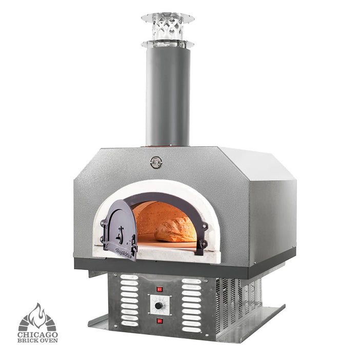 Chicago Brick Oven Hybrid Gas & Wood-Fired CBO-750 Countertop Pizza Oven Pizza Oven Chicago Brick Oven (CBO) Silver Vein Natural Gas Commercial