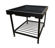 CBO-1000 Box/Tray: 1- Piece welded Steel Countertop Box/Tray, 4 Open Slots for Fork lift, Teflon Coating Paint Stands Chicago Brick Oven (CBO)   