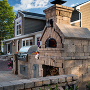 Chicago Brick Oven CBO-500 DIY Kit: Dome, 2-piece Hearth, Arch, Decorative Door Pizza Oven Chicago Brick Oven (CBO)   