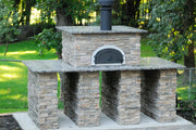 CBO-1000 DIY Kit: 7-Piece Oven - 2-piece Dome, 3-piece Hearth, Arch, Decorative Door Pizza Oven Chicago Brick Oven (CBO)   