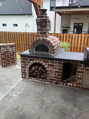 Chicago Brick Oven CBO-500 DIY Kit: Dome, 2-piece Hearth, Arch, Decorative Door Pizza Oven Chicago Brick Oven (CBO)   