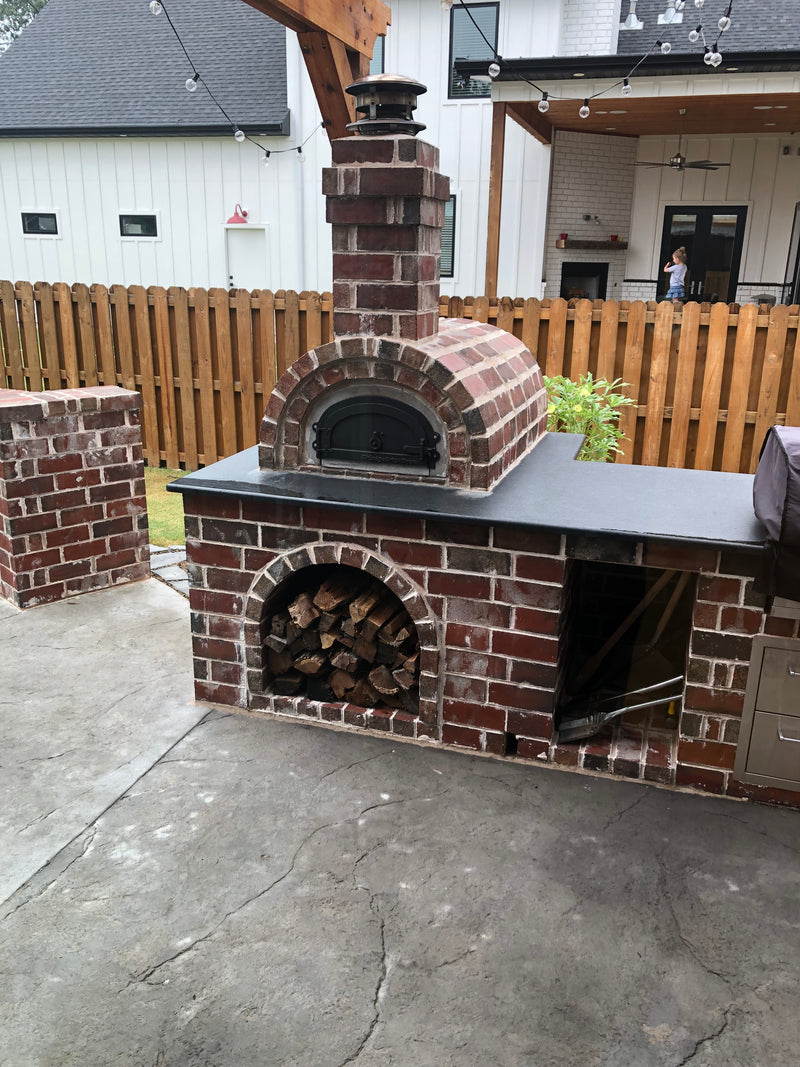 Chicago Brick Oven CBO-500 DIY Kit: Dome, 2-piece Hearth, Arch, Decorative Door Pizza Oven Chicago Brick Oven (CBO)   