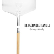 Chicago Brick Oven Pizza Peel 12" x 14" With  35.5" Long Detachable Handle Pizza Peel Chicago Brick Oven (CBO)   