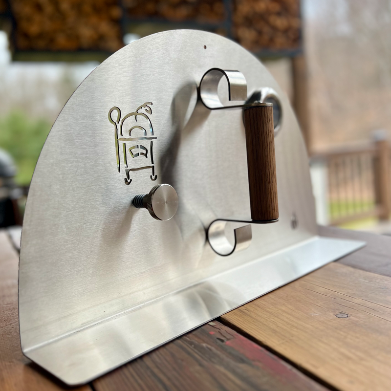 HPC Custom Stainless Steel Door w/ Built In Thermometer, Compatible with all HPC Oven Models BBQ Grills Door HPC Fire   