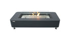 Elementi Sydney Concrete Ethanol Gas Fire Table 62" for Indoor or Outdoor Use - Multiple Colors Available Fire Pit Table Elementi Slate Black  