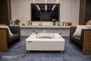 Elementi Perth Concrete Ethanol Gas Fire Table 40" for Indoor or Outdoor Use - Multiple Colors Available Fire Pit Table Elementi   