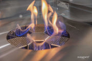 Elementi Perth Concrete Ethanol Gas Fire Table 40" for Indoor or Outdoor Use - Multiple Colors Available Fire Pit Table Elementi   