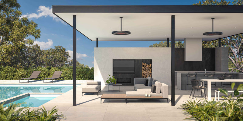 Bromic Eclipse Smart Heat Pendant 2900W 28" Patio Heater - Stylish & Efficient Outdoor Heating Wall & Ceiling Mount Heaters Bromic   
