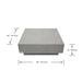 Elementi Home Tevere GFRC Concrete Coffee Table, Multiple Sizes & Colors Side Table Elementi   