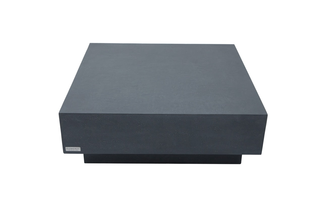 Elementi Home Tevere GFRC Concrete Coffee Table, Multiple Sizes & Colors Side Table Elementi   