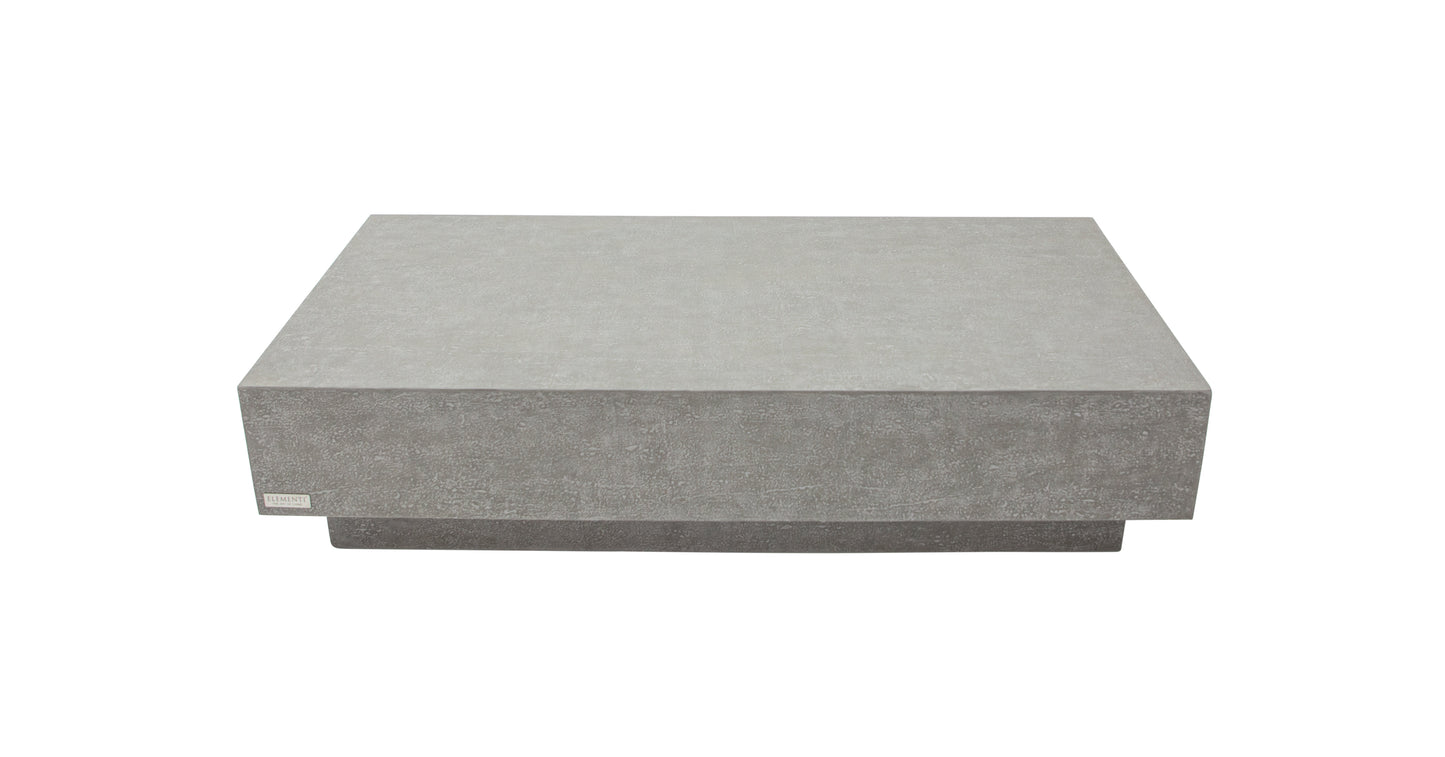 Elementi Home Tevere GFRC Concrete Coffee Table, Multiple Sizes & Colors Side Table Elementi   