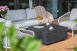 Elementi Home Colorado Concrete Coffee Table, Multiple Shapes & Colors Coffee Table Elementi Medium Square Slate Black 