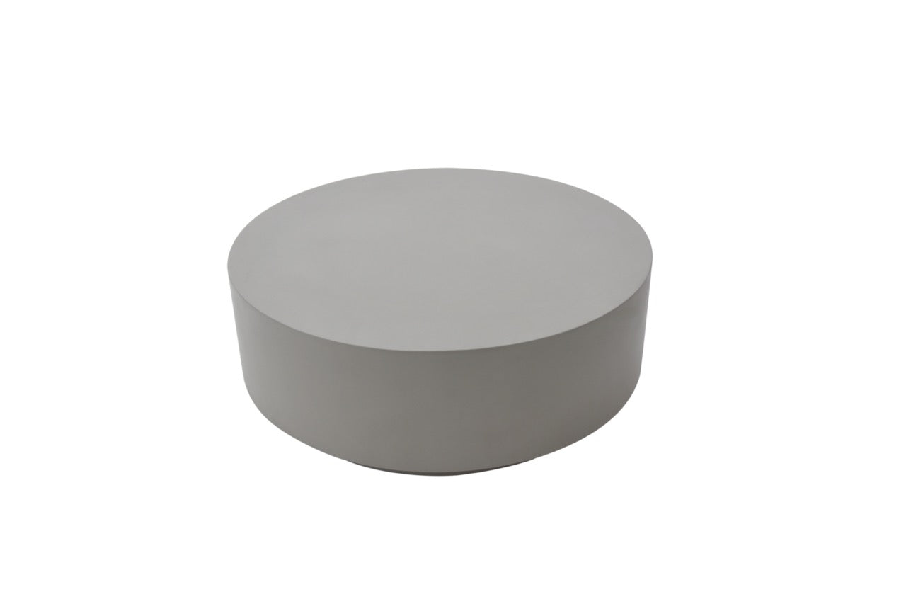 Elementi Home Rome Concrete Round Coffee Table, Multiple Colors & Sizes Coffee Table Elementi   