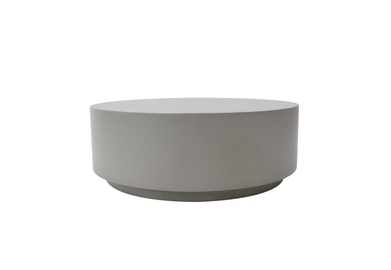 Elementi Home Rome Concrete Round Coffee Table, Multiple Colors & Sizes Coffee Table Elementi   