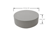 Elementi Home Rome Concrete Round Coffee Table, Multiple Colors & Sizes Coffee Table Elementi   