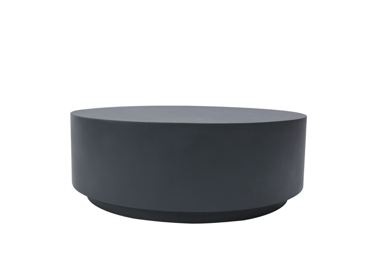 Elementi Home Rome Concrete Round Coffee Table, Multiple Colors & Sizes Coffee Table Elementi   